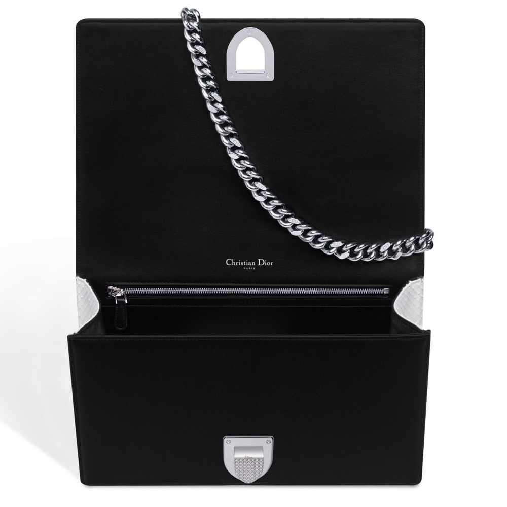 ✨💎RARE💎✨PYTHON DIOR DIORAMA MEDIUM BAG W/ DUSTY & GIFT. - Picture 3 of 14
